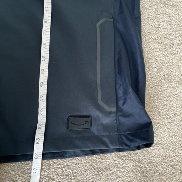 Amazon Pilot Rain Shell Jacket Mens XL Luly Yang Blue Removeable Hood Waterproof - Picture 5 of 7
